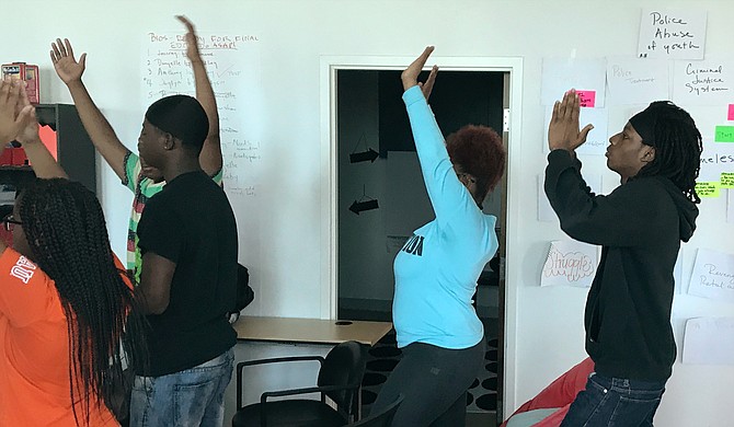 Summer 2018 Youth Media Project students are embracing lessons on video, writing, photography, music production, project management, communication—and relaxation and focus, thanks to trainer Laurel Isbister.