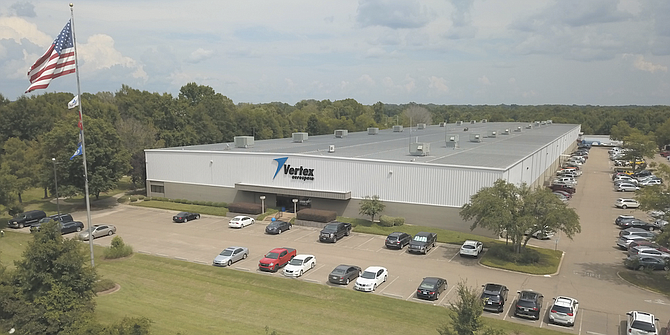 Vertex Aerospace announced Friday that it will invest $1.4 million and hire 70 front-office workers over the next two years at its Madison office (pictured). The company currently employs 340 there, and 856 more statewide.