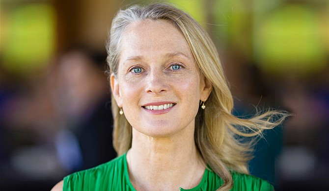 Author Piper Kerman sat on a prison education panel on Aug. 23, 2018, saying America needs to rethink its historic obsession with harsh punishment. She defended protesters who interrupted the panel in its second hour supporting a national prison strike.