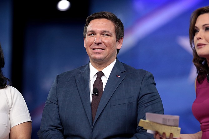On Fox News, Ron DeSantis (pictured) called Andrew Gillum an "articulate" candidate, but said "the last thing we need to do is to monkey this up by trying to embrace a socialist agenda with huge tax increases and bankrupting this state."
