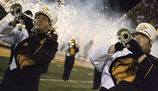 More than 300 high-school band students from across #Mississippi, Alabama, Louisiana and Florida will come to the University of Southern Mississippi to perform alongside the university's Pride of Mississippi Marching Band during All-South Marching Band Day.