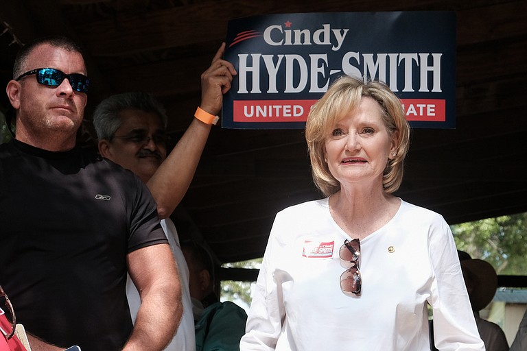 Republican U.S. Sen. Cindy Hyde-Smith appeared at the Neshoba County Fair in Philadelphia, Miss., on Aug. 2, 2018, where she campaigned to keep her U.S. Senate seat. On Sept. 18, she criticized her Republican challenger, Mississippi State Sen. Chris McDaniel, for disparaging comments about black Mississippians and women.
