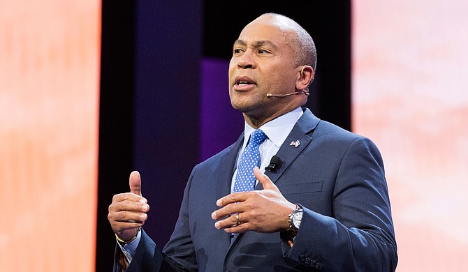 Former Massachusetts Gov. Deval Patrick plans to appear with U.S. Senate candidate Mike Espy at an event supporting small businesses in Hattiesburg, Miss., on Sept. 22. Sipa via AP Images