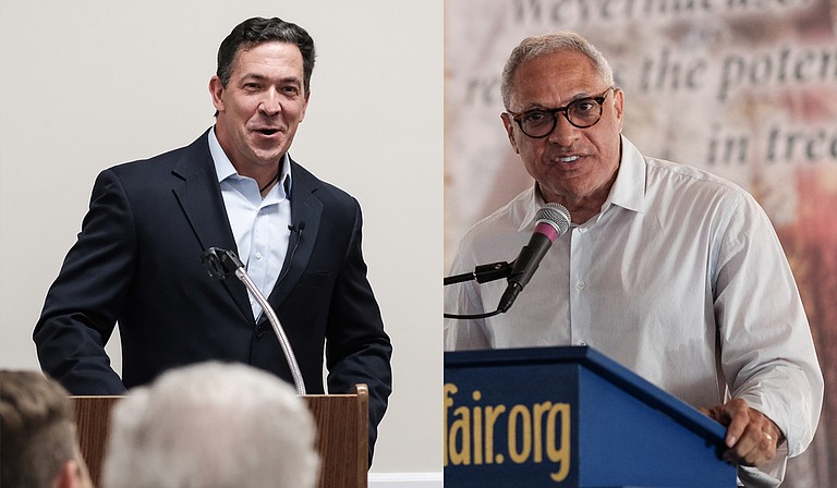 State Sen. Chris McDaniel (left), former congressman and U.S. Secretary of Agriculture Mike Espy (right) and former U.S. Navy Intelligence Officer Tobey Bartee (not pictured) have agreed to participate in the debate. Photo by Ashton Pittman