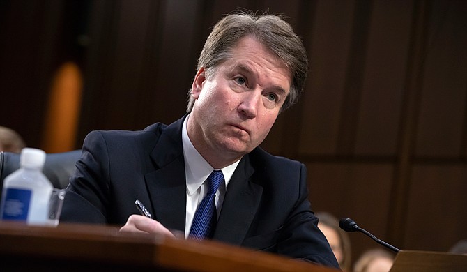 Christine Blasey Ford, who has come forth with allegations of sexual assault against U.S. Supreme Court nominee Brett Kavanaugh (pictured), is testifying before the Senate Judicial Committee on Thursday, Sept. 27.