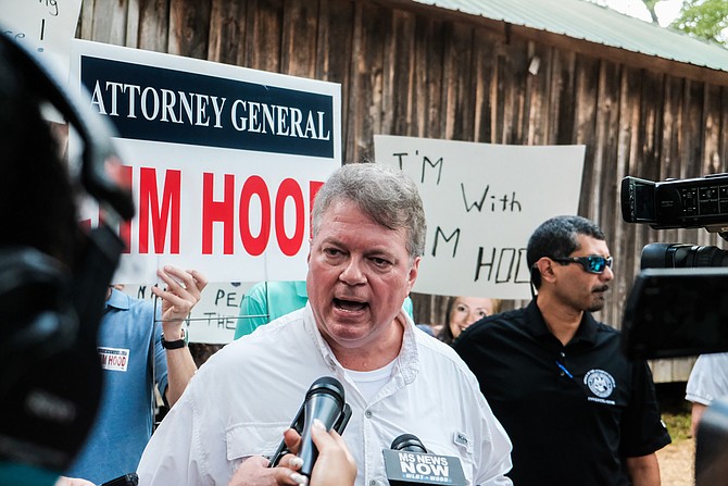 Mississippi Attorney General Jim Hood plans to announce a bid for governor on Oct. 3, 2018, amid positive polling. He is the state’s only statewide-elected Democrat.