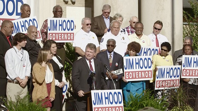 Mississippi Attorney General Jim Hood announced his run for governor on Oct. 3 in Houston, Miss. Photo courtesy Jim Hood Campaign