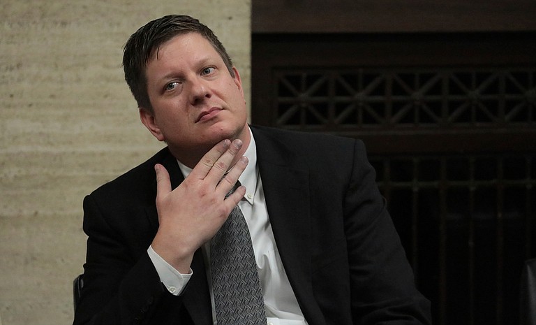 A jury on Friday convicted white Chicago police Officer Jason Van Dyke (pictured) of second-degree murder in the 2014 shooting of black teenager Laquan McDonald. Photo courtesy Antonio Perez/Chicago Tribune via AP Pool