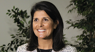 U.N. Ambassador Nikki Haley is leaving the administration at the end of the year, she and President Donald Trump announced Tuesday. She gave no reason for her departure after two years, though there has been speculation she will return to government or politics at some point. Photo courtesy Flickr/Nikki Haley