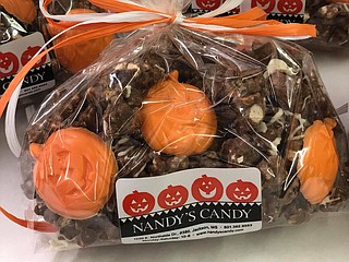 Businesses such as Nandy’s Candy will have treats for Halloween. Photo courtesy Nandy's Candy