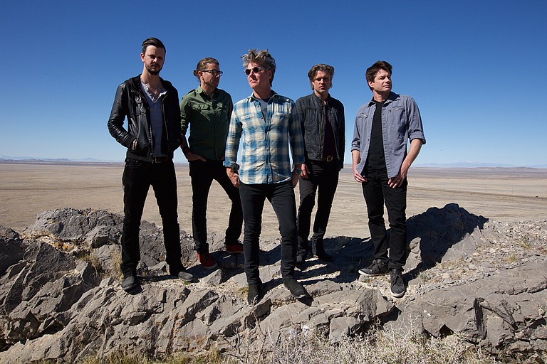 (Left to right) Jesse Triplett, Will Turpin, Ed Roland, Dean Roland and Johnny Rabb of Collective Soul perform at City Hall Live in Brandon on Tuesday, Oct. 23. Photo courtesy Joseph Guay