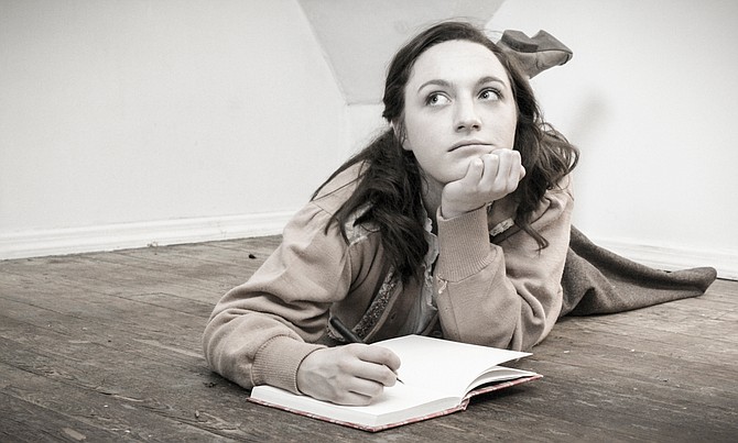 New Stage Theatre's production of "The Diary of Anne Frank" is Oct. 23-Nov. 4. Elizabeth Thiel (pictured) plays the title role. Photo courtesy New Stage Theatre