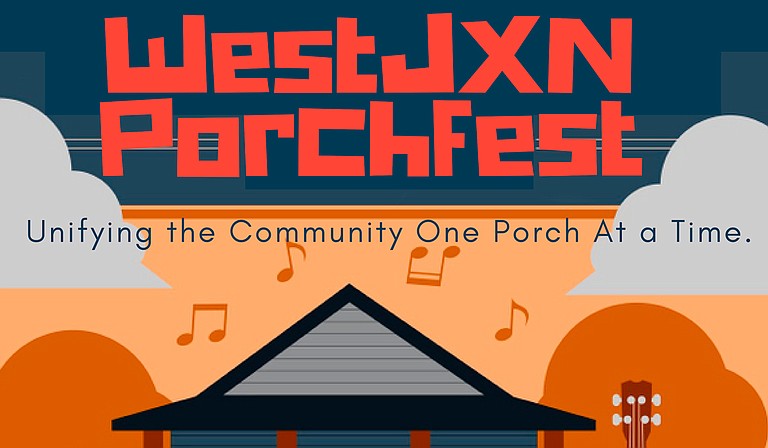 WestJXN Porchfest will be a free, family-friendly celebration of local musicians and businesses, and will feature performances from DJ Expo and the Southern Komfort Brass Band, and food for sale from Steamer's Shrimp and Crab Market, Norma Ruth's, Sherria's Chicken Coop and OhhLaLa's Bakery. Photo courtesy WestJXN Porchfest