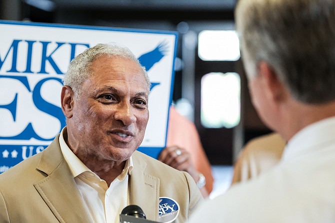U.S. Senate candidate Mike Espy addressed Jacksonians at a community forum Nov. 14, 2018. This photo by Ashton Pittman is from Sept. 23, 2018.