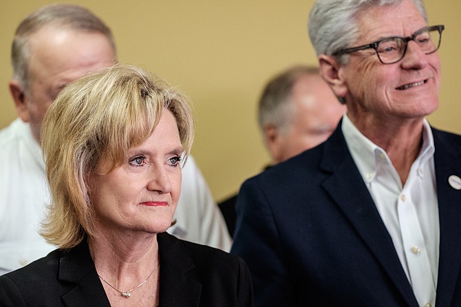 U.S. Sen. Cindy Hyde-Smith (left) lives in a bubble of white privilege and does not deserve to be U.S. senator, a benefit of that privilege says. Photo by Ashton Pittman