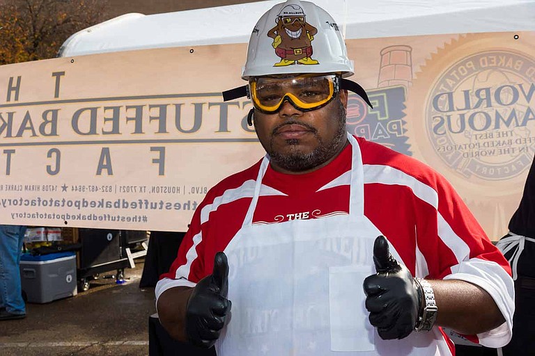 Michael Joyner, a Jackson resident, won Northpark's "Taste for the Space" culinary competition representing The Stuffed Baked Potato Factory. Photo courtesy Northpark