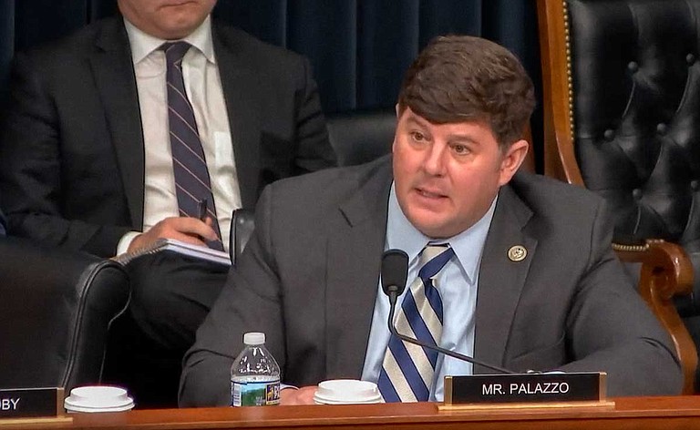 Rep. Steven Palazzo, R-Miss., introduced a "border bonds" bill that would allow Americans to finance President Trump's promised border wall with Mexico through investments. Photo courtesy Official Congressman Palazzo YouTube page