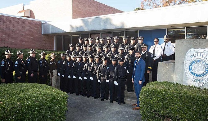 The 57th Jackson Police Department Recruit Class graduated on Dec. 21, 2018. These 29 officers will begin work in a city with a 30-percent homicide increase from 2017 to 2018. Credit: Courtesy City of Jackson