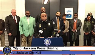 JPD Chief James Davis faced a double crisis that started Jan. 13—the murder of a preacher in the Washington Addition, followed by allegations that an officer may have killed a different man while looking for the murderer. Photo courtesy City of Jackson