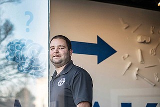 The Mississippi State University Center for Entrepreneurship and Outreach recently named Michael Lane, who graduated from MSU in December 2018 with a bachelor's degree in mechanical engineering, as program coordinator for MSU's new Idea Shop. Photo courtesy Megan Bean/MSU