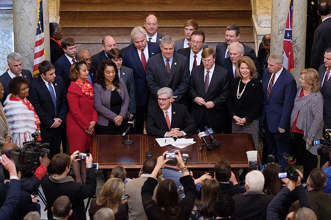 Mississippi Gov. Phil Bryant signed the Mississippi Broadband Enabling Act into law on Jan. 30, 2019. Lawmakers hope the law will extend high-speed internet to rural areas with few options.
