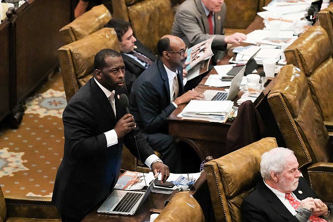Rep. Chris Bell, D-Jackson, argued against a bill to shield the identity of police officers involved in shootings. It passed with an amendment to require the release of their names after six months, which would make Mississippi one of the least transparent in the nation on officers who shoot people.