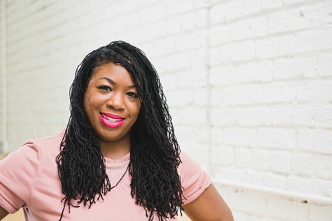Ashlee Kelly uses her new podcast, “JXN Transplants,” to highlight good things in the city, and to help connect those who move into the community. Photo by Drew Dempsey