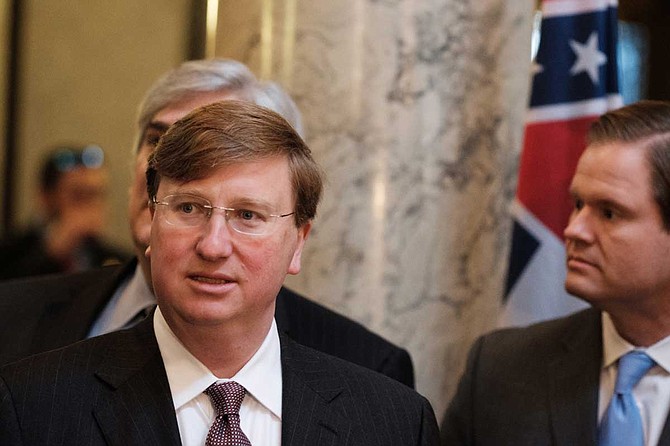 In his successful 2003 bid for state treasurer, critics accused current-Republican Lt. Gov. Tate Reeves (pictured) of running ads designed to remind voters that his Democratic opponent, Gary Anderson, was black. Reeves denied the allegations.