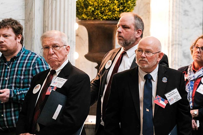 Ron Scarbrough (left) and Bruce Cook (right) are the lead organizers of Citizens for Self Governance, the group pushing for a Convention of the States in Mississippi.