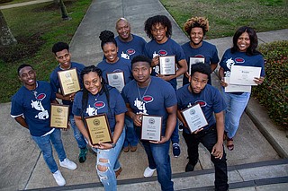 JSU's MADDRAMA performance troupe took home more awards than any other school at this year's National Association of Dramatic and Speech Arts Conference. Photo by Charles A. Smith/JSU