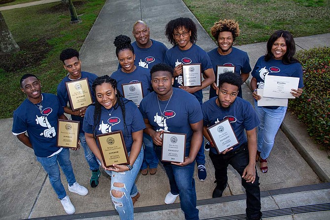 JSU's MADDRAMA performance troupe took home more awards than any other school at this year's National Association of Dramatic and Speech Arts Conference. Photo by Charles A. Smith/JSU