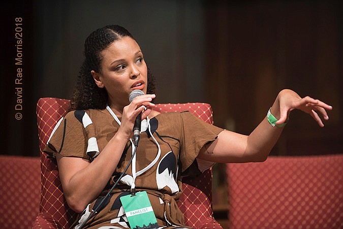 Jesmyn Ward is an associate professor of English at Tulane University,  a novelist and essayist and the only woman to have won the National Book Award twice. Photo by David Rae Morris