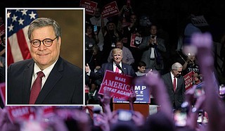 President Donald Trump has granted Attorney General William Barr new powers to review and potentially release classified information related to the origins of the Russia investigation, a move aimed at accelerating Barr's inquiry into whether U.S. officials improperly surveilled Trump's 2016 campaign. Trump Photo by Imani Khayyam/Barr Photo courtesy U.S. Department of Justice
