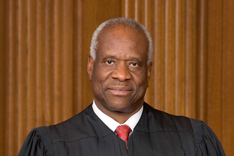 Justice Clarence Thomas, who supports overturning the Roe v. Wade decision that first declared abortion rights, wrote a 20-page opinion in which he said the provision promotes "a state's compelling interest in preventing abortion from becoming a tool of modern-day eugenics." No other justice joined the opinion. Official SCOTUS Photo
