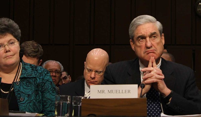 The Justice Department has agreed to turn over some of the underlying evidence from special counsel Robert Mueller's (pictured) report, including files used to assess whether President Donald Trump obstructed justice, the chairman of the House Judiciary Committee said Monday. File Photo by Kit Fox Medill/Flickr