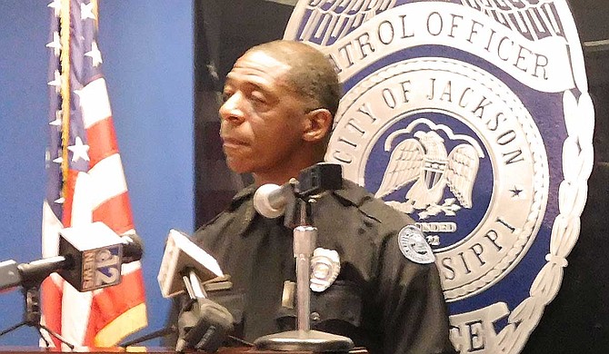 Sam Brown, the Jackson Police Department’s public information officer, announced on June 25 that Jackson police officers will begin wearing Getac body-worn cameras. Photo by Josh Wright