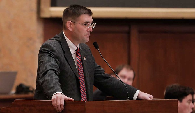 The lawsuit against Mississippi Republican Gov. Phil Bryant and the state's Republican agriculture commissioner, Andy Gipson (pictured), was filed Monday by the Plant Based Foods Association and the Illinois-based Upton's Naturals Co. , which makes vegan products and sells them in many states, including Mississippi.