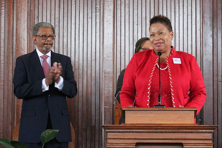Carmen J. Walters became the 14th president of Tougaloo College on July 1. She is the second female president of Tougaloo after her predecessor, Beverly Wade Hogan, who held the position since 2002. Photo by Jordan Williams