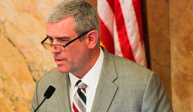 The lawsuit names Mississippi House Speaker Philip Gunn (pictured) and the state's top elections official, Secretary of State Delbert Hosemann, as defendants. Both are Republican.
