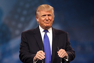 Trump said he wants legislation providing "strong background checks" for gun users, but he provided scant details and has reneged on previous promises after mass shootings. Photo courtesy Flickr/Gage Skidmore