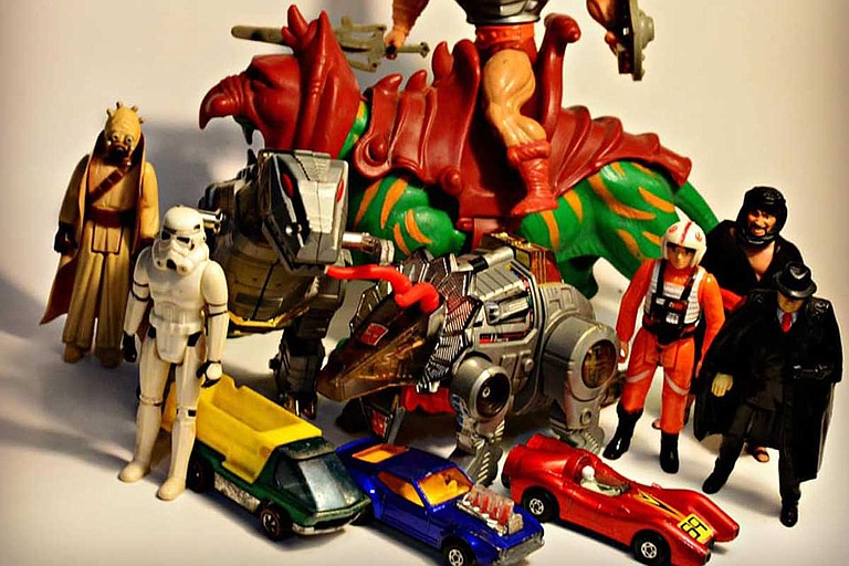 The Mom's Trash Can Toy & Collectibles Super Show will have more than 40 vendors selling vintage Hot Wheels, Transformers toys, G.I. Joe action figures and other classic toys. Photo by Neal Bumpus
