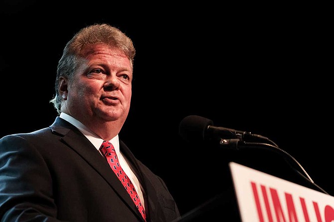 Democratic nominee for Mississippi governor Jim Hood gave an election night victory speech in Jackson on Aug. 6, 2019. Photo by Ashton Pittman