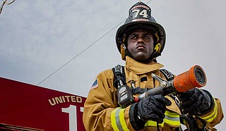 Justin A. Starks, a graduate of Lanier High School in Jackson, is stationed at Joint Base Andrews in Prince George's County, Md., as a fireman but is currently on deployment to Africa, a release from JSU says. Photo courtesy Air Force Association