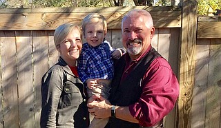 Ken Slay (right) with his daughter, Mae Slay (left) and grandson Slay Hendley (center) Photo courtesy Ken Slay