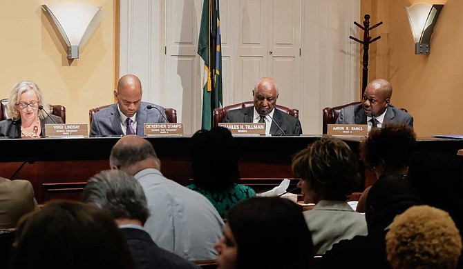 Jackson Ward 6 City Councilman Aaron B. Banks was the lone opponent of a $7-million plan for tackling issues with the city's water system at the Sept. 27 special meeting. Photo by Ashton Pittman.