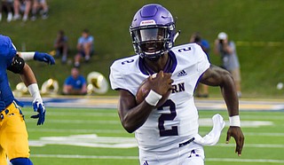 Junior quarterback Felix Harper leads Alcorn State University during the 2019 college football season while starting quarterback Noah Johnson is injured.