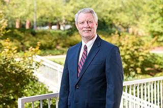 New University of Mississippi Chancellor Glenn Boyce took the reins amid swirling clouds of controversy among students, faculty and alumni. Photo by Kevin Bain/Ole Miss Digital Imaging Services