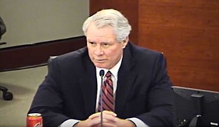 Glenn Boyce addresses a public session of the IHL Board of Trustees. Photo courtesy Mississippi Institutions of Higher Learning