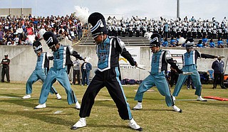 Jackson State University's Sonic Boom of the South Marching Band is one of eight bands competing in the Honda Battle of the Bands, making its ninth appearance at the event. Photo courtesy JSU