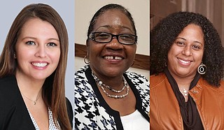 From left: Shanda Yates, Hester Jackson and Zakiya Summers. Courtesy of Shanda Yates campaign, courtesy Hester Jackson campaign, photo by Imani Khayyam.